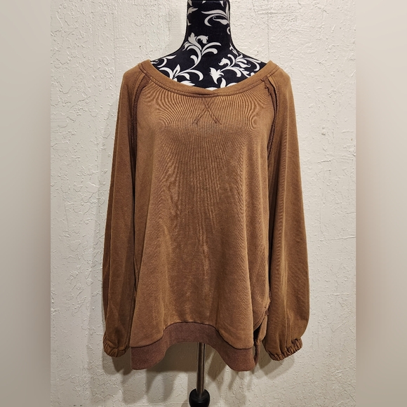 NWOT, POL Crossed Paths Pullover Sweatshirt Size Small - Picture 4 of 12